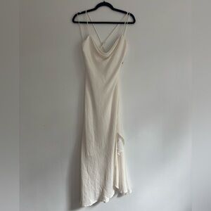 Astr Strapless Cream‎ Dress